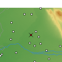Nearby Forecast Locations - Kapúrthala - Mapa