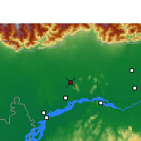 Nearby Forecast Locations - Kokrajhar - Mapa