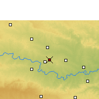 Nearby Forecast Locations - Manwath - Mapa