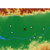 Nearby Forecast Locations - Nalbari - Mapa