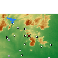 Nearby Forecast Locations - Namagiripettai - Mapa
