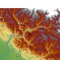 Nearby Forecast Locations - Pauri - Mapa