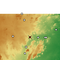 Nearby Forecast Locations - Pernambut - Mapa
