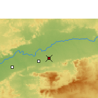 Nearby Forecast Locations - Pipariya - Mapa