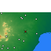 Nearby Forecast Locations - Pudukkottai - Mapa
