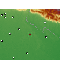 Nearby Forecast Locations - Puranpur - Mapa