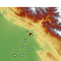 Nearby Forecast Locations - Sujanpur - Mapa