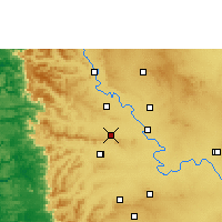 Nearby Forecast Locations - Peth Vadgaon - Mapa