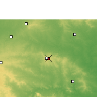 Nearby Forecast Locations - Javatmál - Mapa