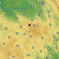 Nearby Forecast Locations - Hlinsko - Mapa