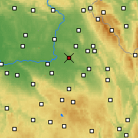 Nearby Forecast Locations - Holice - Mapa