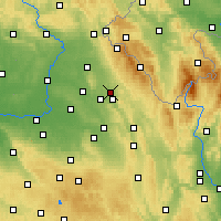 Nearby Forecast Locations - Rychnov nad Kněžnou - Mapa