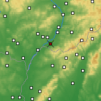 Nearby Forecast Locations - Strážnice - Mapa