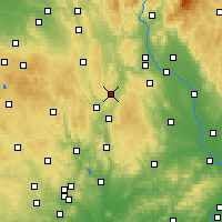 Nearby Forecast Locations - Velké Opatovice - Mapa