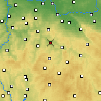 Nearby Forecast Locations - Zruč nad Sázavou - Mapa