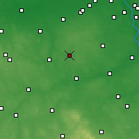 Nearby Forecast Locations - Biała Rawska - Mapa