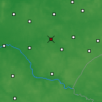 Nearby Forecast Locations - Brańsk - Mapa