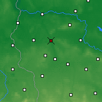 Nearby Forecast Locations - Nowogród Bobrzański - Mapa