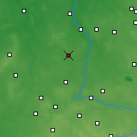 Nearby Forecast Locations - Złoczew - Mapa
