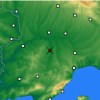 Nearby Forecast Locations - Hayrabolu - Mapa