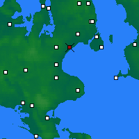 Nearby Forecast Locations - Greve Kommune - Mapa