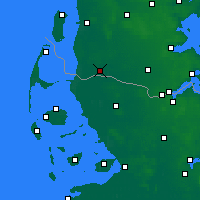 Nearby Forecast Locations - Tønder - Mapa