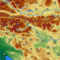 Nearby Forecast Locations - Občina Radovljica - Mapa