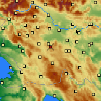 Nearby Forecast Locations - Občina Brezovica - Mapa