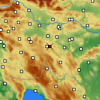 Nearby Forecast Locations - Občina Dobrepolje - Mapa