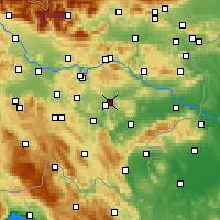 Nearby Forecast Locations - Občina Dol pri Ljubljani - Mapa