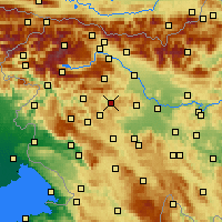 Nearby Forecast Locations - Občina Gorenja vas - Mapa