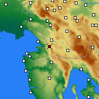 Nearby Forecast Locations - Občina Hrpelje-Kozina - Mapa