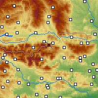 Nearby Forecast Locations - Občina Mežica - Mapa