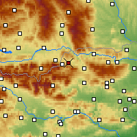 Nearby Forecast Locations - Občina Prevalje - Mapa