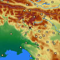 Nearby Forecast Locations - Občina Tolmin - Mapa