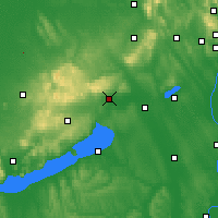 Nearby Forecast Locations - Várpalota - Mapa