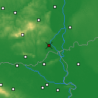 Nearby Forecast Locations - Moháč - Mapa