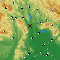 Nearby Forecast Locations - Vranov nad Topľou - Mapa