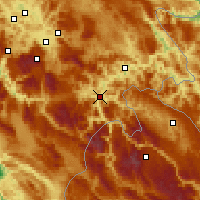 Nearby Forecast Locations - Foča - Mapa