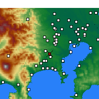Nearby Forecast Locations - Mačida - Mapa