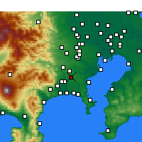 Nearby Forecast Locations - Jamato - Mapa