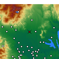 Nearby Forecast Locations - Ojama - Mapa