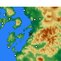 Nearby Forecast Locations - Jacuširo - Mapa
