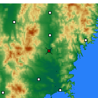 Nearby Forecast Locations - Ičinoseki - Mapa