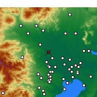 Nearby Forecast Locations - Kōnosu - Mapa
