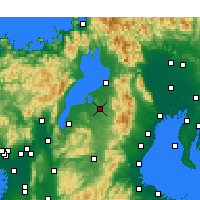 Nearby Forecast Locations - Higašiómi - Mapa
