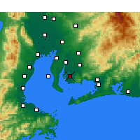 Nearby Forecast Locations - Nišio - Mapa