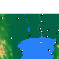 Nearby Forecast Locations - Samut Sakhon - Mapa