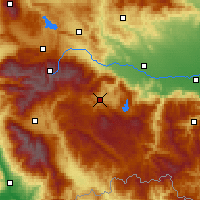 Nearby Forecast Locations - Velingrad - Mapa