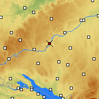 Nearby Forecast Locations - Riedlingen - Mapa
